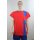 Kurzarmshirt S rot/blau