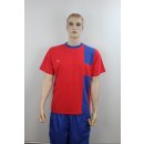 T-Shirt klassisch rot/blau L