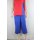 Caprihose Blau/ Rot XXXL