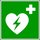 Rettungszeichen, Defibrillator - ASR A1.3 (DIN EN ISO 7010)