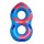 Doppelschwimmreifen aus PVC 42" (Ø 164 cm) Rot/Blau