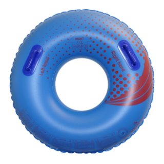 Einzelreifen aus PVC 48" (Ø 111cm) Blau/Rot