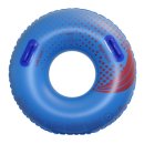 Einzelreifen aus PVC 48" (Ø 111cm) Blau/Rot