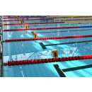 Competitor Schwimmleine gold pro 50 m, 150 mm, Official FINA