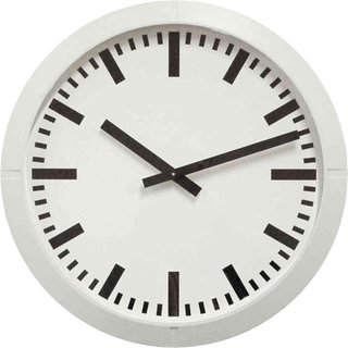 Außenuhr, 40 cm Durchmesser mit Funksteuerung. 230 Volt