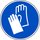 Gebotszeichen, Handschutz benutzen M009 - ASR A1.3 (DIN EN ISO 7010)