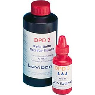 DPD 3 Reagenz rote Flasche, Nachfüllflasche 100 ml,
