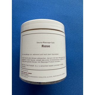Rose Sauna Massage Salz