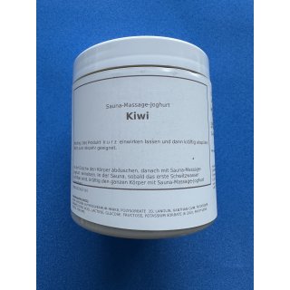 Kiwi Sauna Massage Joghurt
