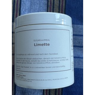Limette Zuckerpeeling