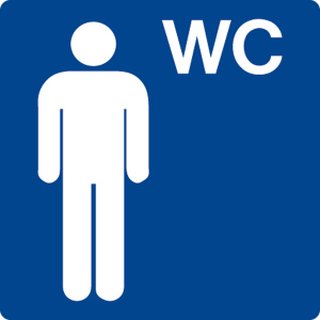 Piktogramm "Herren WC"